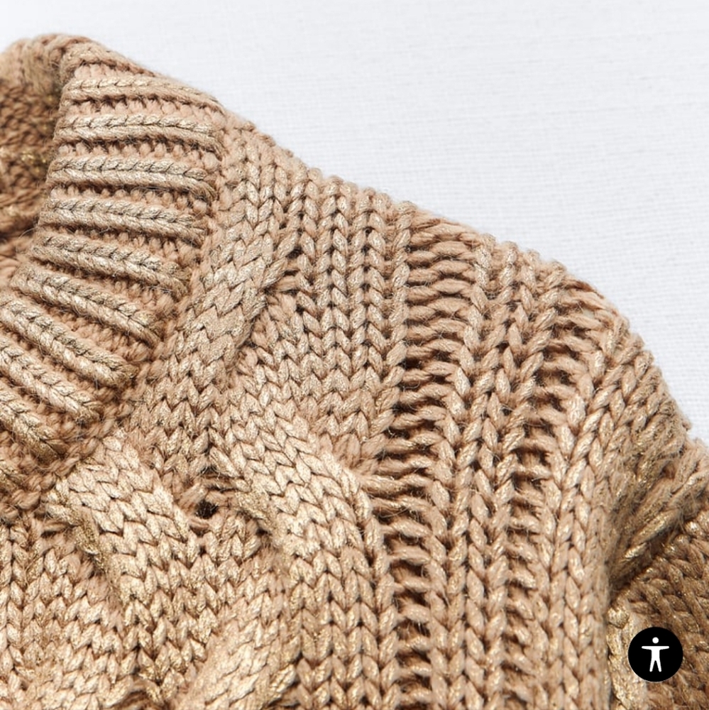 ❌️SOLD❌️FOIL KNIT CARDIGAN SIZE M - Picture 12 of 12
